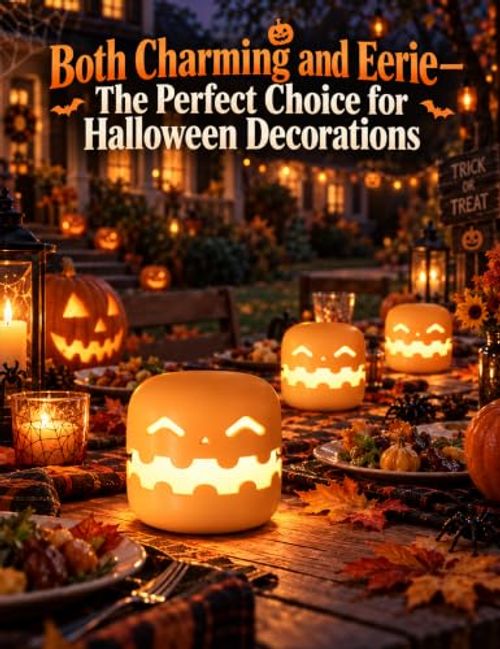 Pumpkin Lamp, Halloween Camping Lantern for Kids, Halloween Gifts