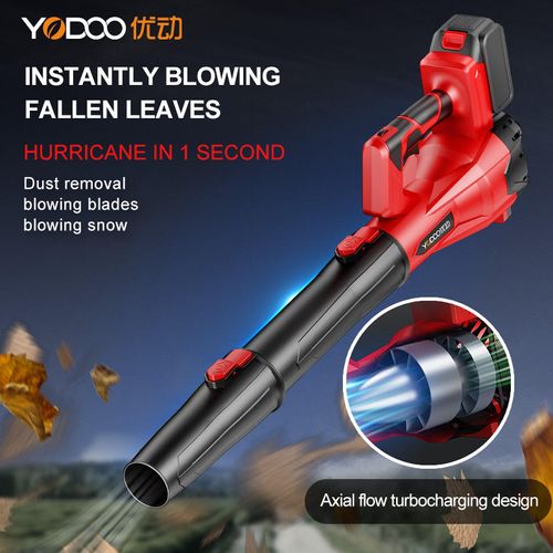 High-Power Cordless Lithium Blower — 2-in-1 for Industrial & Home Use, Compact Handheld Design for Leaves, Snow, Dust & Debris