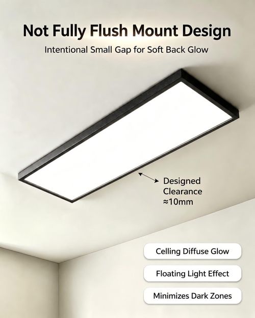Universal LED Ceiling Lamp, Modern Ultra-thin Round Light, Dimmable for Balcony & Corridor