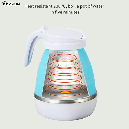 Foldable Electric Kettle for Home & Travel, Auto Power Off & Fast Boiling