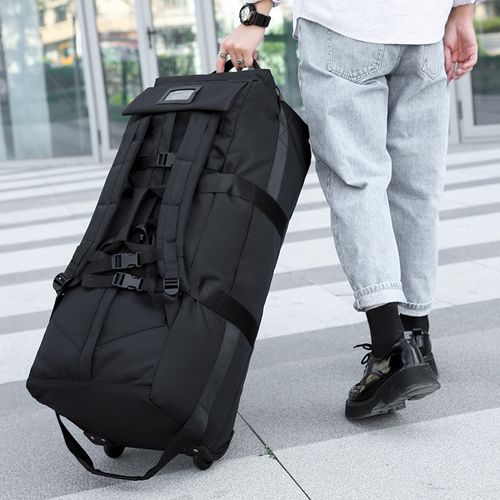 Travel Luggage Bag, Large Capacity Foldable Backpack, Dual-use Wheeled & Handheld Pouch