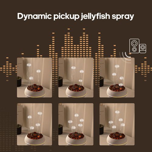 New Dynamic Jellyfish Aroma Diffuser — 250ml Portable Ultrasonic Air Humidifier for Home