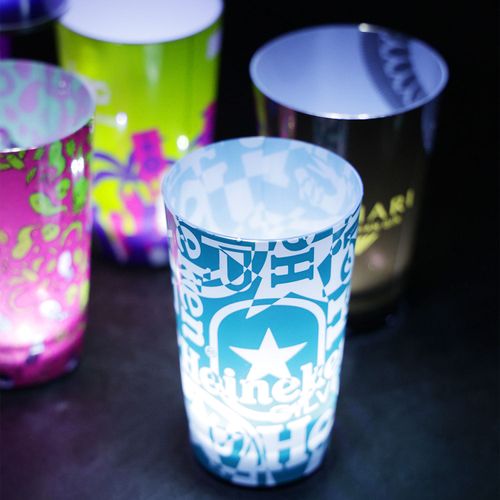 LED Induction Light Up Wine Cup, Color Changing Mug Activated by Liquid, Creative Water Cup for Bar