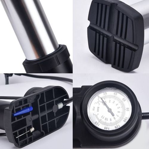 Foot-Operated High-Pressure Portable Air Pump — Universal Inflator for Basketballs, Bicycles, Electric Scooters, and Cars