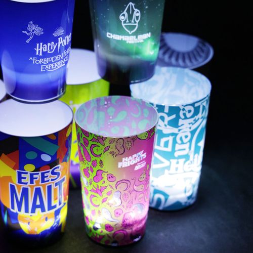 LED Induction Light Up Wine Cup, Color Changing Mug Activated by Liquid, Creative Water Cup for Bar