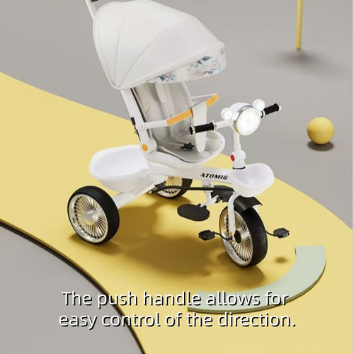 4-in-1Baby's Car -blue Suitable for kids aged 1 to 6 years old