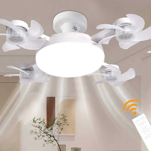 2-in-1 Ceiling Fan with Light