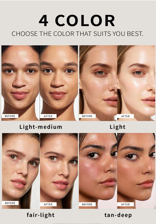 2-in-1Kailinya BB blur tinted moisturizer SPF 30 - instantly brightens&brush