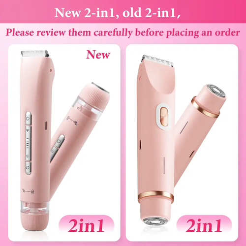 Women's Multifunctional 2-in-1 Cordless Rechargeable Electric Shaver