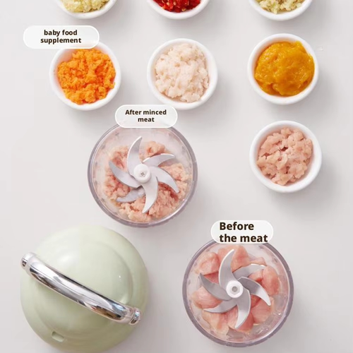 NEW  home-Sleek mini electric garlic grinder