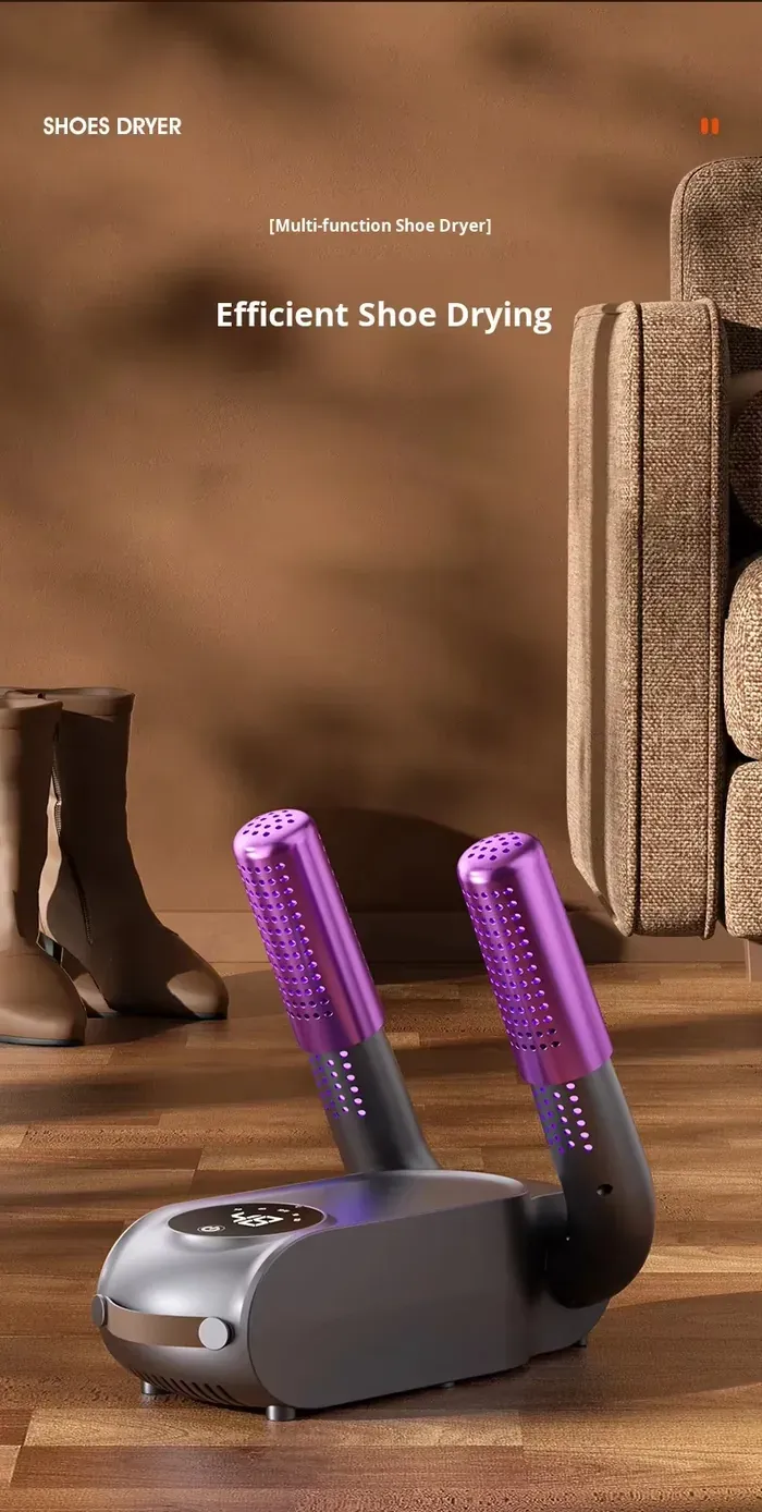 Foldable Smart Shoe Dryer with Timer