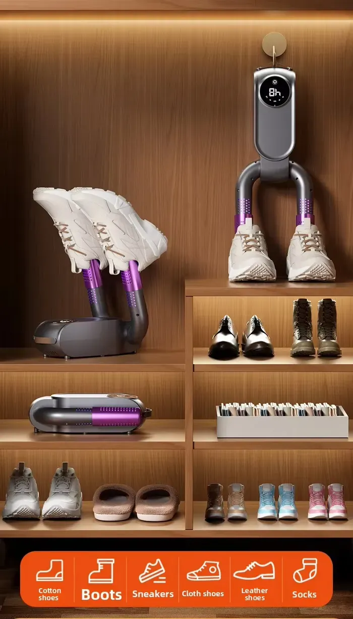 Foldable Smart Shoe Dryer with Timer