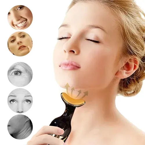 High Frequency Wand Electric LED Face Massager, Face & Neck Lifting Anti Aging Skin Firming
