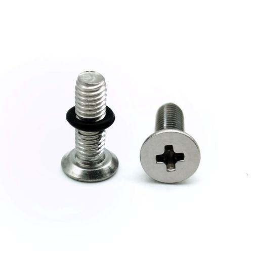 （10 pieces per pack）304 Stainless Steel Cross Recessed Countersunk Head Screws Flat Head Screws with Sealing Washers Customizable Special Thread Self-Tapping Screws for New Energy Applications😀😀😀🛍️