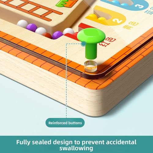 Kids Magnetic Maze Puzzle with Ball, Pen Control Training Toy, Concentration & Logical Thinking Development, Early Educational Toy for Ages 3-6👀🔍