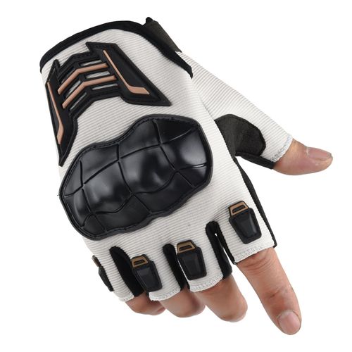 🛵Breathable Half Finger Motorcycle Gloves💪Wear Resistant Anti-Fall Shock Absorbing Gloves for Cycling Fitness Outdoor