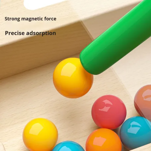 Kids Magnetic Maze Puzzle with Ball, Pen Control Training Toy, Concentration & Logical Thinking Development, Early Educational Toy for Ages 3-6👀🔍
