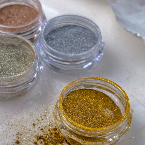 Magic Mirror Nail Powder✨Super Flash High Gloss, Silvery Pearlescent Ultra-Fine Glitter Nail Decor 💅