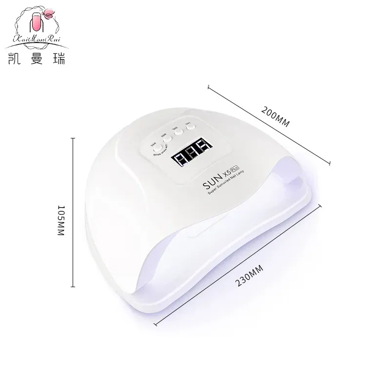 💡120W SunX5 Plus UV LED Nail Lamp, Fast Drying Gel Curing Light, White Professional Nail Machine UK Plug ✨