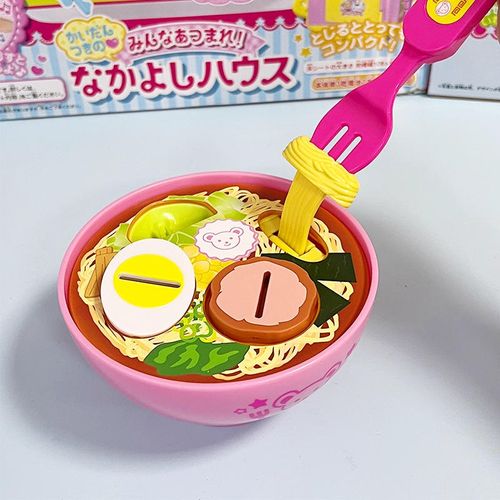 🎀Mini Simulation Bento & Ramen Toy, Pretend Feeding Play Set, Fun Play House For Girls 🍱