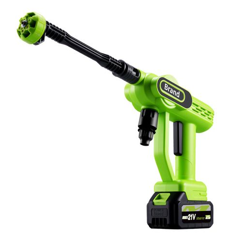 💪Copper Core Motor Water Gun💦21V High Pressure, 6-in-1 Sprayer Nozzle, Wireless Lithium Battery Design, Practical Car Cleaning Gadget