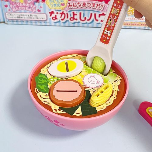 🎀Mini Simulation Bento & Ramen Toy, Pretend Feeding Play Set, Fun Play House For Girls 🍱