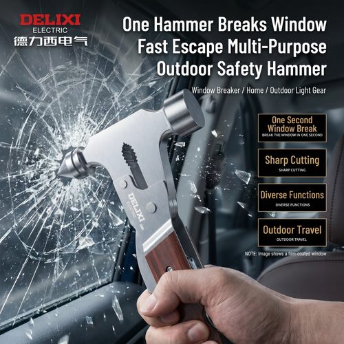 🚗Vehicle Emergency Safety Hammer🛠️Multifunctional Glass Window Breaker Emergency Escape Rescue Tool