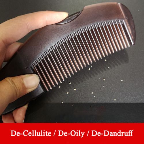 🧹Anti-Oil Energy Comb, Hollow Scalp Massager, Deep Clean Dandruff, No-Wash Instant Fresh Hair Brush 💆