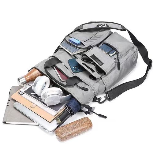 Large Capacity Men's Business Waterproof Shoulder Bag Fashion Design Briefcase Handbag