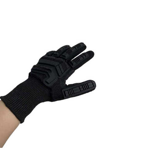 Hot selling 5-level cut-resistant TPR cycling gloves, anti-collision, anti-slip, wear-resistant, enhanced puncture resistance, safety and cut-resistant PU coating touch screen gloves