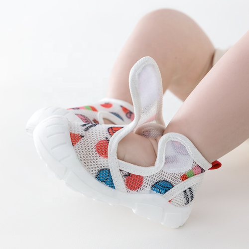 Velcro Thin Breathable Mesh Baby First Walkers