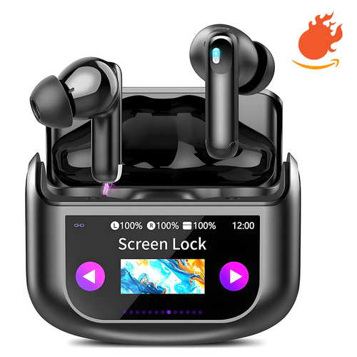 Waterproof Sports Bluetooth Earbuds with 30H Playtime