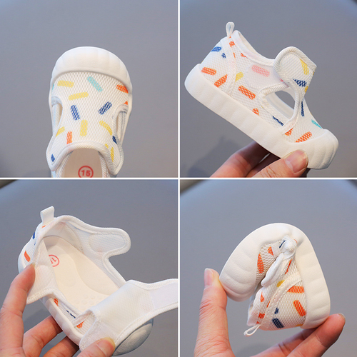 Velcro Thin Breathable Mesh Baby First Walkers
