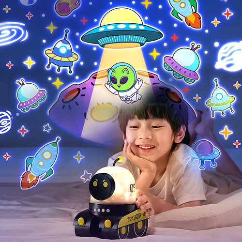 Starry Sky Light Projector - Children's Educational Toy & Bedside Sleep Companion Night Light