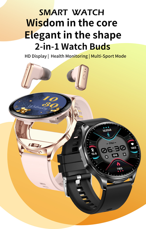 New Model 2-in-1 Smart Watch with Headphone Function