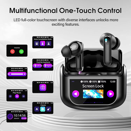Waterproof Sports Bluetooth Earbuds with 30H Playtime
