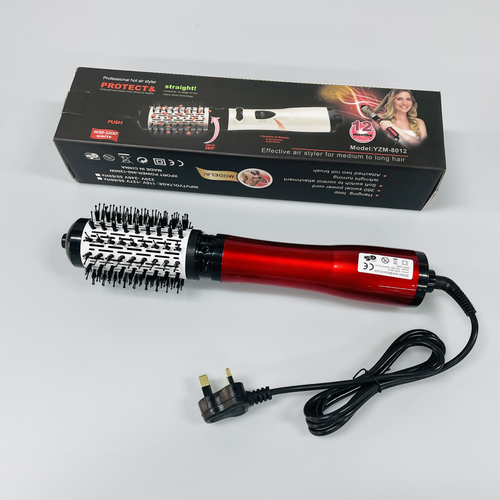 Automatic Curling Comb for Wavy & Big Curls, 3-in-1 Hot Air Comb with Strong Wind for Voluminous Styling
