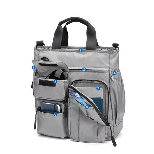 Large Capacity Men's Business Waterproof Shoulder Bag Fashion Design Briefcase Handbag