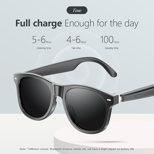 Bluetooth sunglasses with call and music playback functions