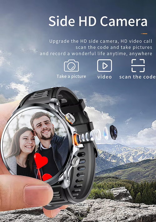 New - style smartwatch phone with a camera