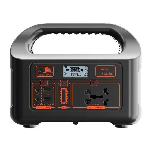 Portable 150W Power Station with Lithium-Ion Battery and Solar Panel, 220V Plug for Outdoor Wireless Charging