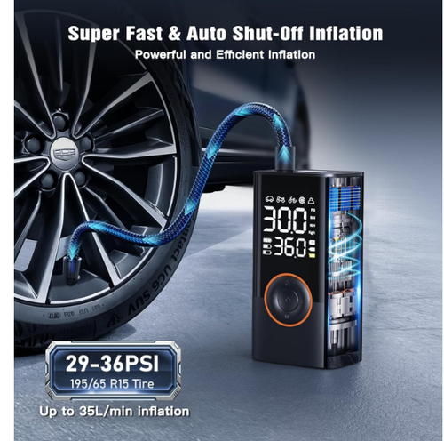 Automatic Charging Electric Mini Digital Wireless Portable Cordless Tire Inflator Car Air Pump Compressor Tire Inflator