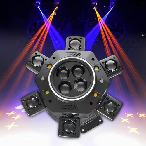 New Six-Arm Bee-Eye Bar Multi-Color Rotating Laser Light