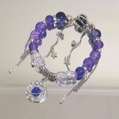 Innovative Beaded Fringe Bracelet Therapeutic Bracelet High-Aesthetic Crystal Bracelet Girls' Bracelet
