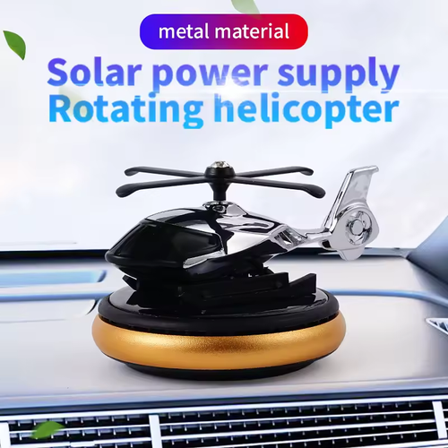 🚁 Helicopter Styling Solar Car air freshener Decorative Aromatherapy Car interior accessories Propeller rotary perfume diffuser