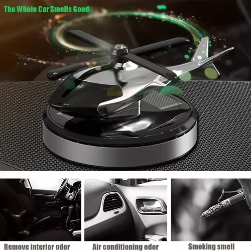 🚁 Helicopter Styling Solar Car air freshener Decorative Aromatherapy Car interior accessories Propeller rotary perfume diffuser