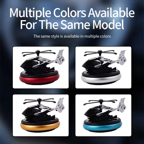 🚁 Helicopter Styling Solar Car air freshener Decorative Aromatherapy Car interior accessories Propeller rotary perfume diffuser