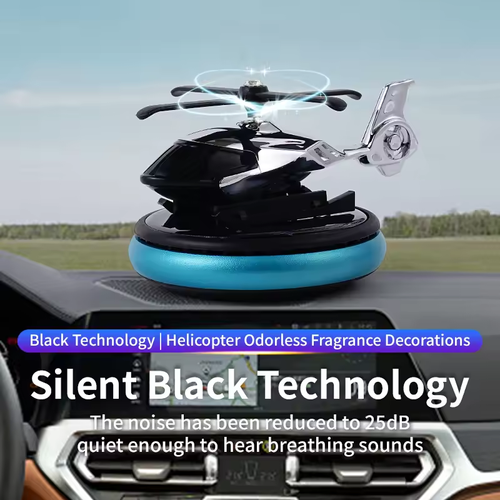 🚁 Helicopter Styling Solar Car air freshener Decorative Aromatherapy Car interior accessories Propeller rotary perfume diffuser