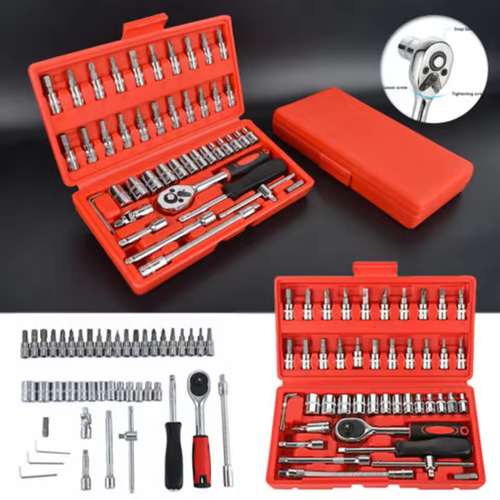 46-piece Ratchet Wrench