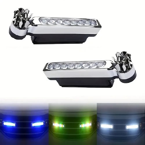 💯🔥💥Car LED Lights, Auxiliary Lighting Rotating Fan LED Lights, Car Universal Wind Energy Decorative LED Lights🎉🚀